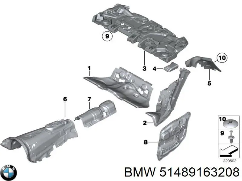 Купити 51489163208 BMW 