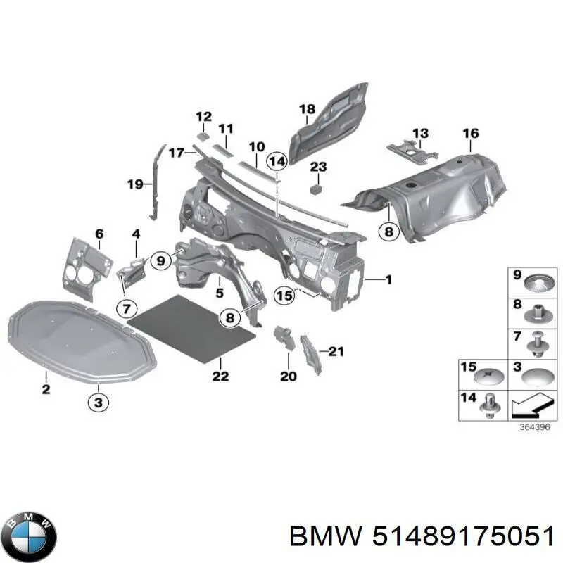 Шумоізоляція капота 7135146 Autotechteile