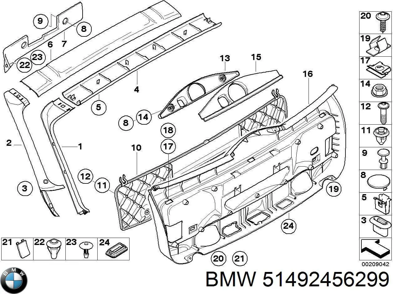  BMW 51492456299 ціна, від 9.03 USD
