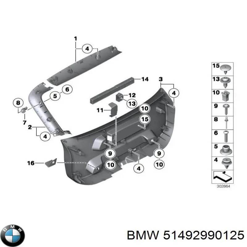51492990125 BMW 