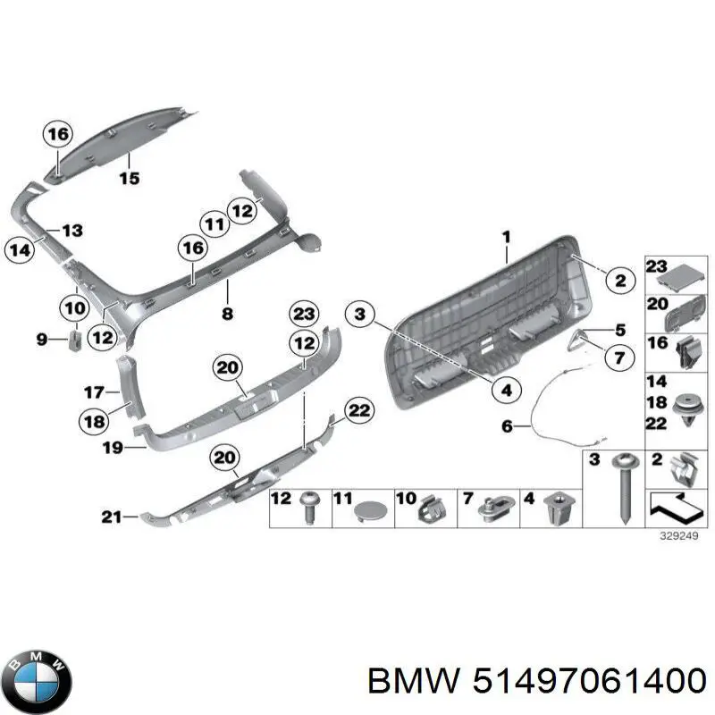  BMW 51497061400 ціна, від 36.74 USD