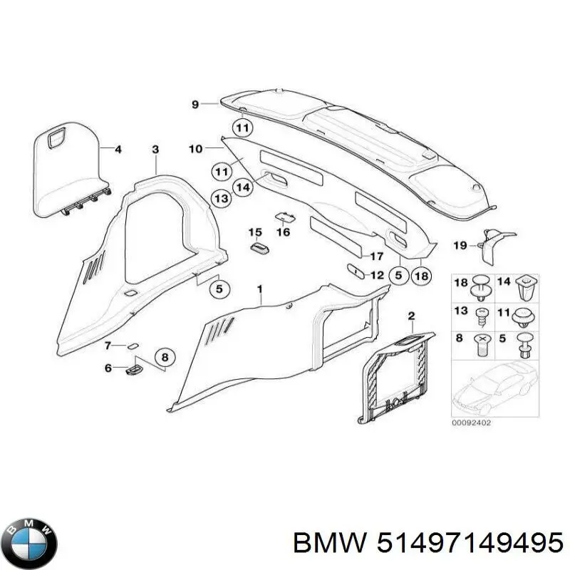  BMW 51497149495 ціна, від 62.01 USD