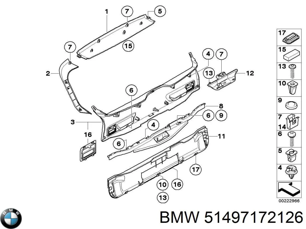  BMW 51497172126 ціна, від 17.73 USD