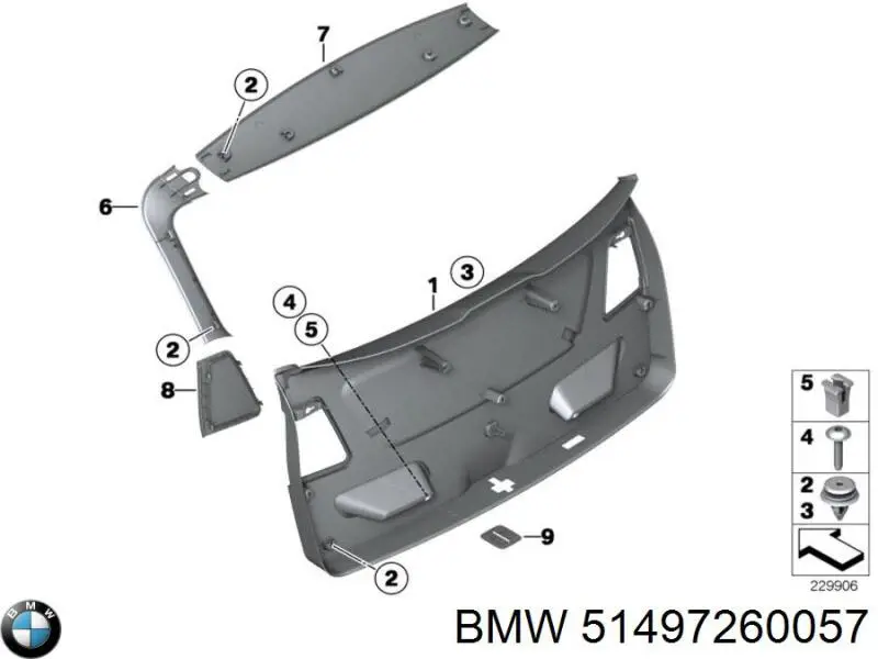  BMW 51497260057 ціна, від 38.69 USD