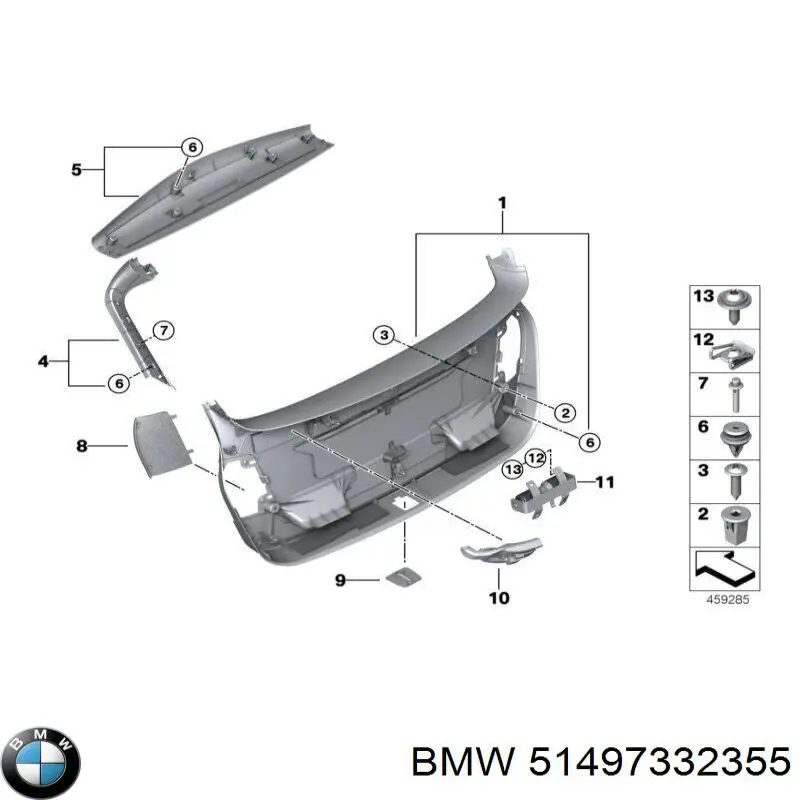  BMW 51497332355 ціна, від 43.25 USD