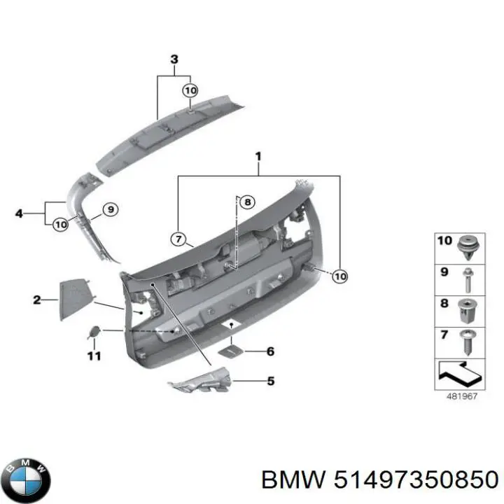 51497350850 BMW 