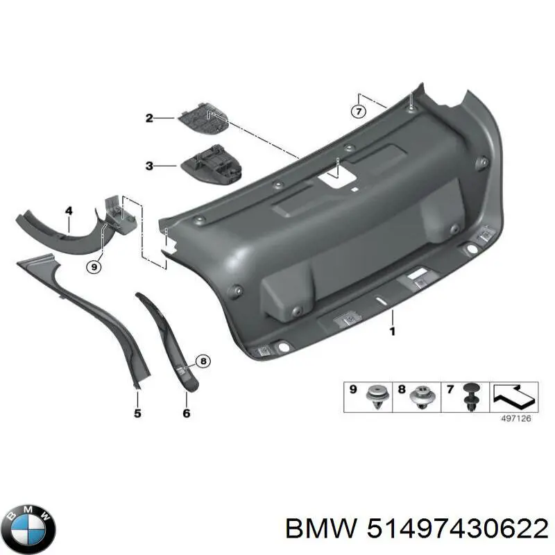  BMW 51497430622 ціна, від 19.00 USD