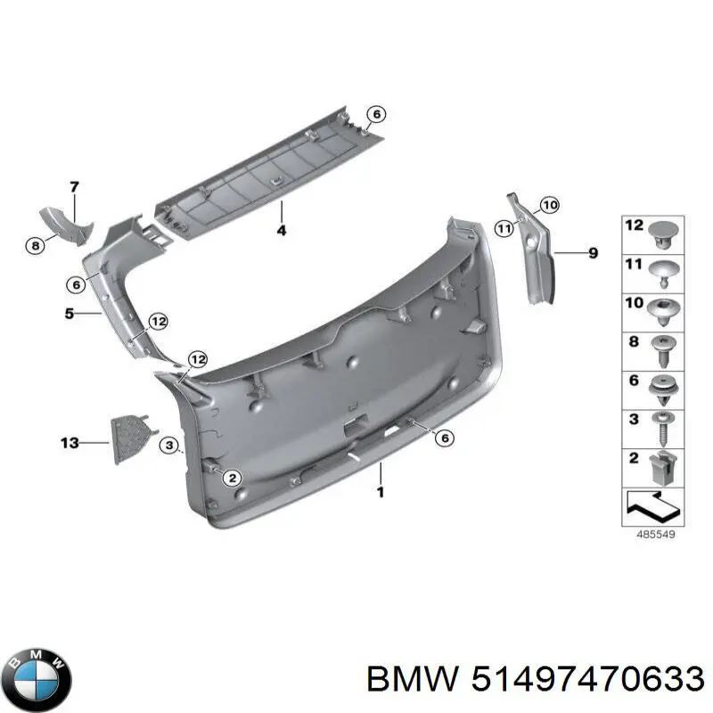 Купити 51497470633 BMW 