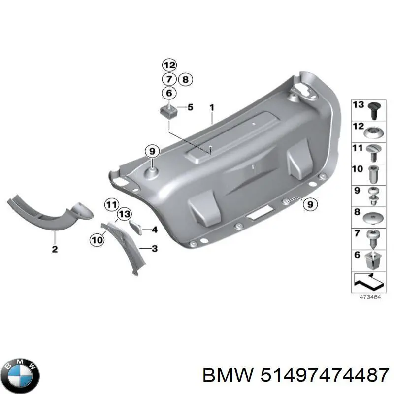  BMW 51497474487 ціна, від 33.49 USD