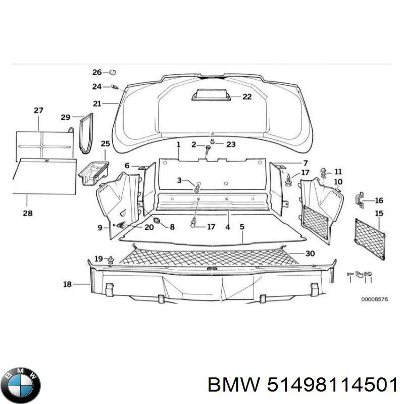 Купити 51498114501 BMW 