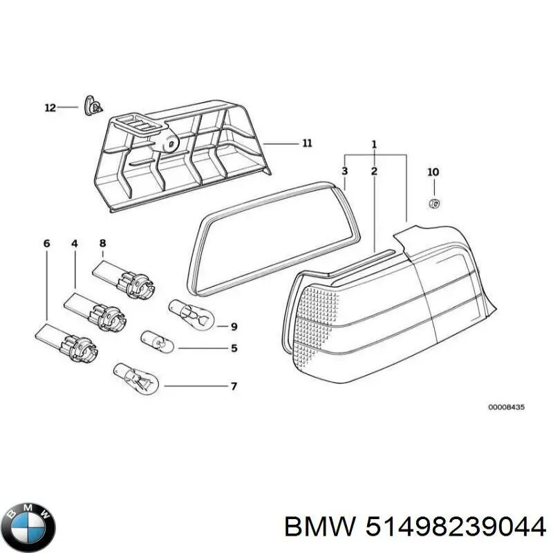 Купити 51498239044 BMW 