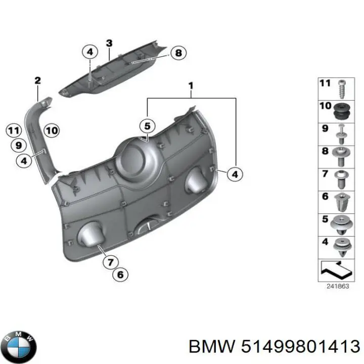 51499801413 BMW 