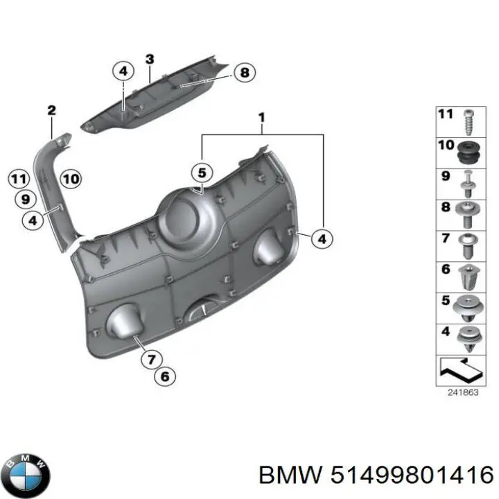 51499801416 BMW 