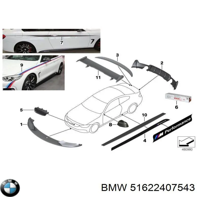 51622407543 BMW 