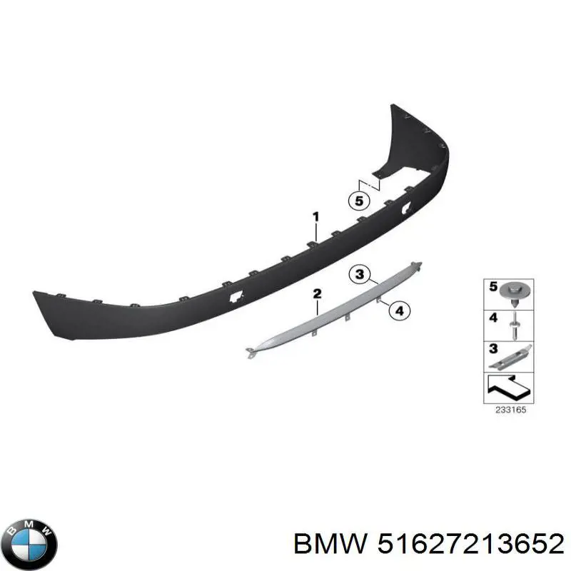  BMW 51627213652 ціна, від 12.16 USD