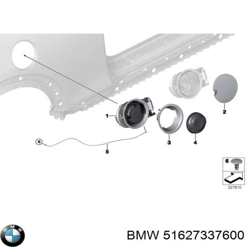  BMW 51627337600 ціна, від 7.05 USD