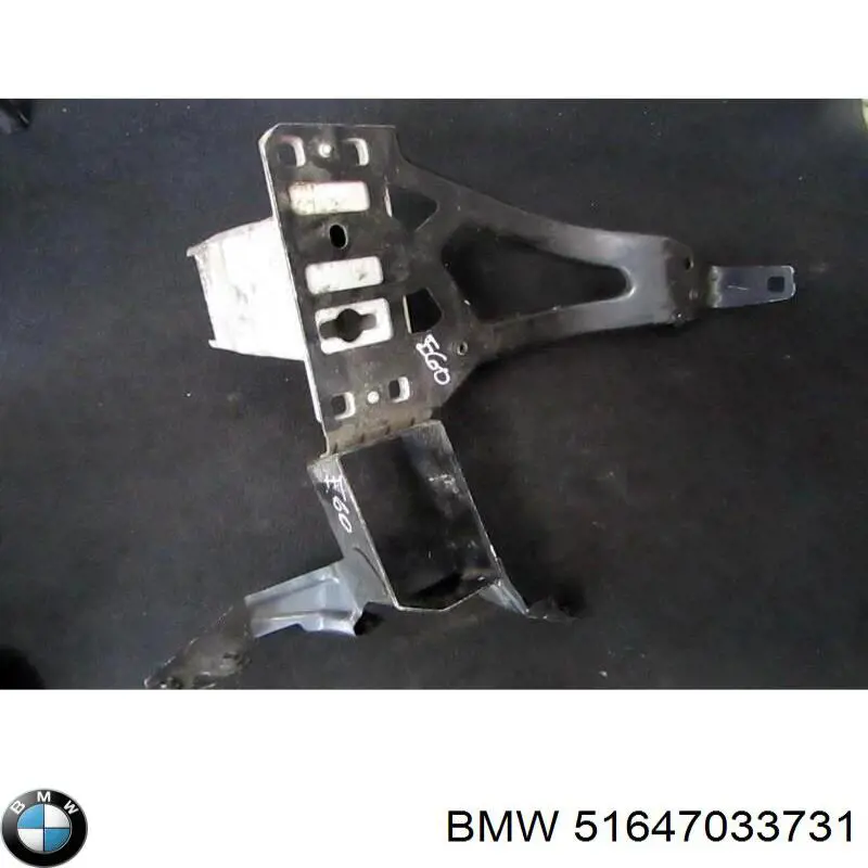 Купити 51647033731 BMW Супорт радіатора лівий/монтажна панель кріплення фар