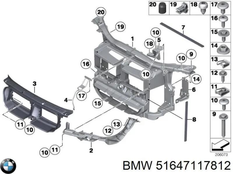  BMW 51647117812 ціна, від 13.72 USD