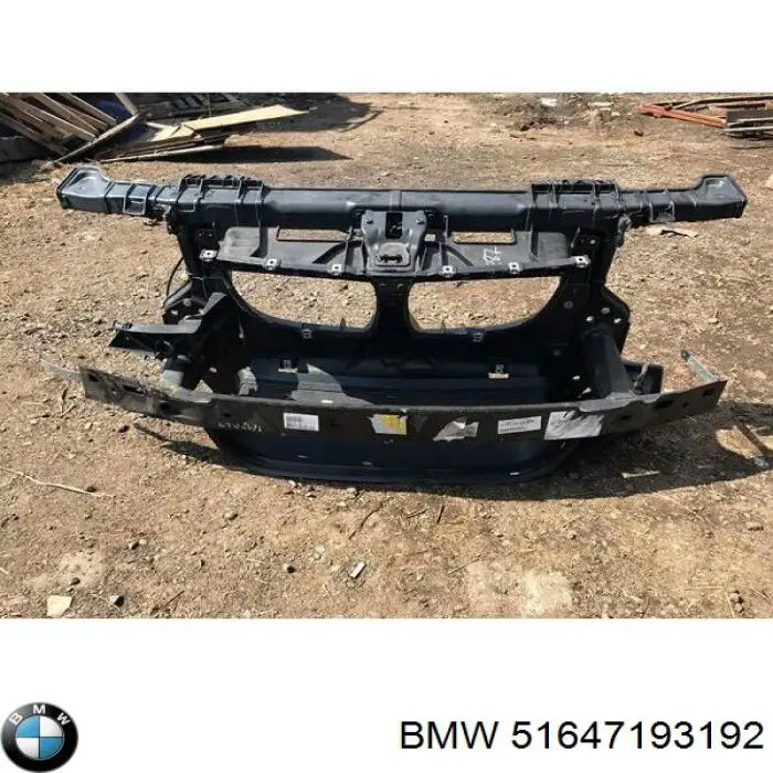 51647193192 BMW супорт радіатора в зборі/монтажна панель кріплення фар