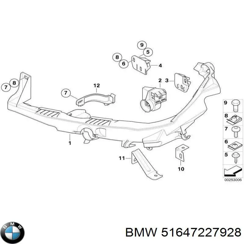 Купити 51647227928 BMW 