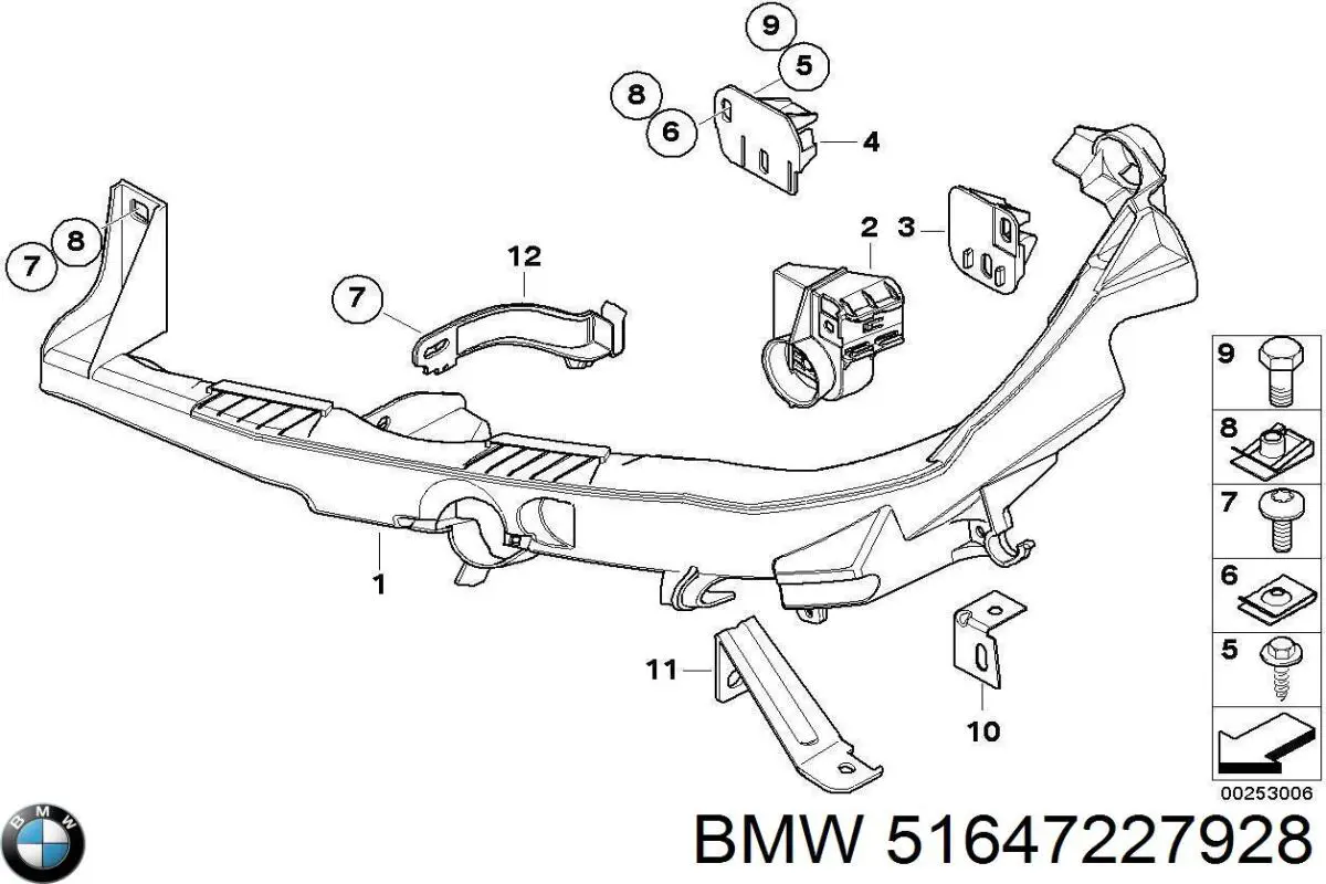  BMW 51647227928 ціна, від 14.72 USD