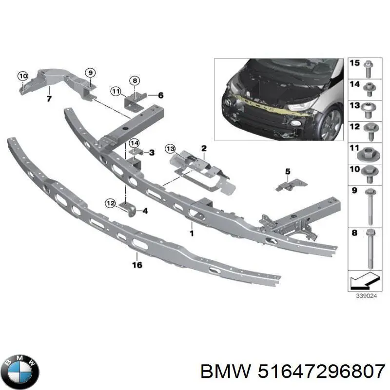  BMW 51647296807 ціна, від 5.64 USD