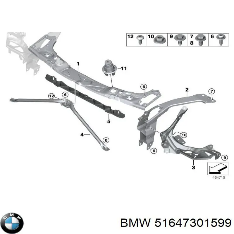  51647301599 BMW