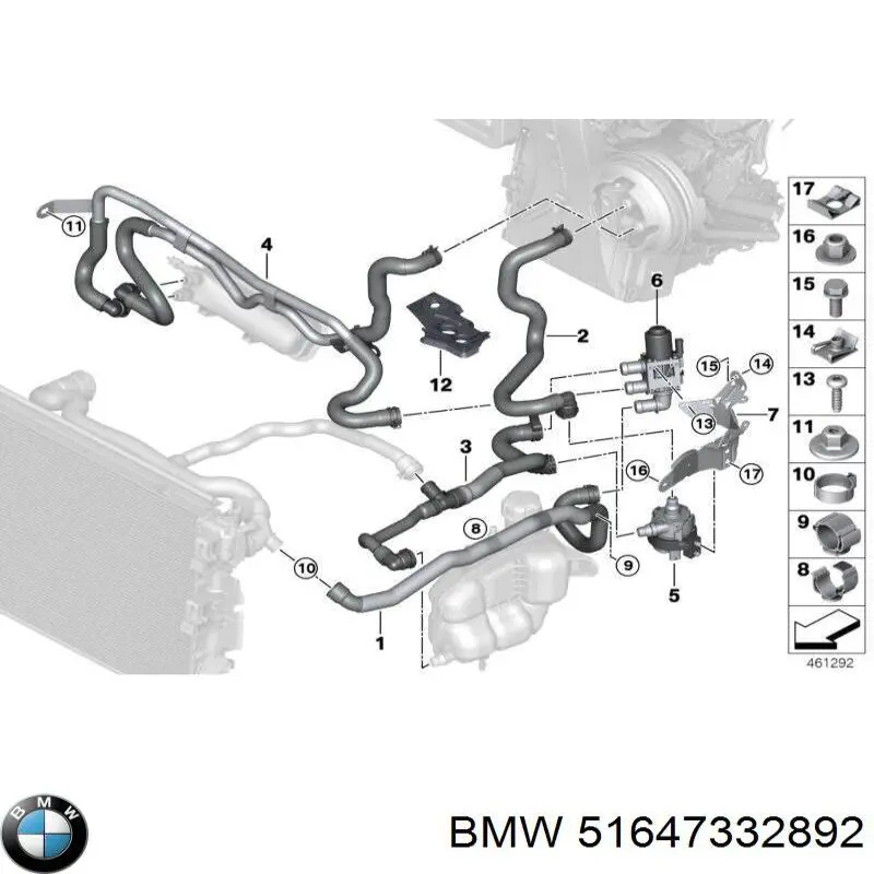 Повітроводи системи охолодження двигуна Autotechteile 7075146 ціна, від 161.31 USD