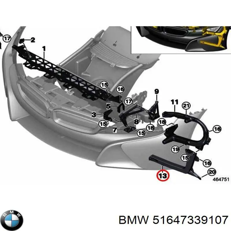  BMW 51647339107 ціна, від 120.86 USD
