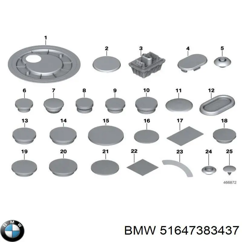 BMW 51647383437 ціна, від 189.89 USD