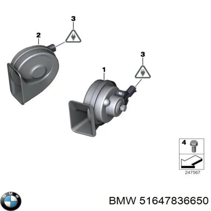  51647836650 BMW