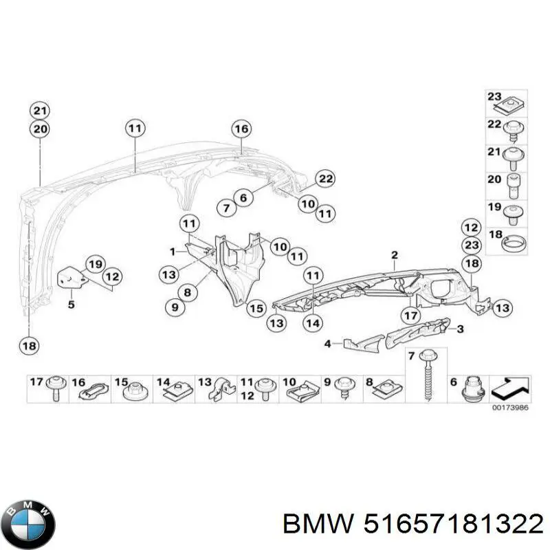  BMW 51657181322 ціна, від 7.71 USD