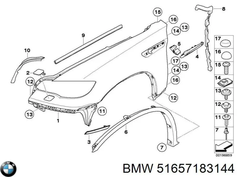  BMW 51657183144 ціна, від 18.43 USD