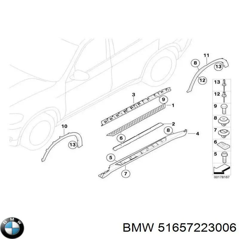 7095171 Autotechteile Кронштейн форсунки омивача фар