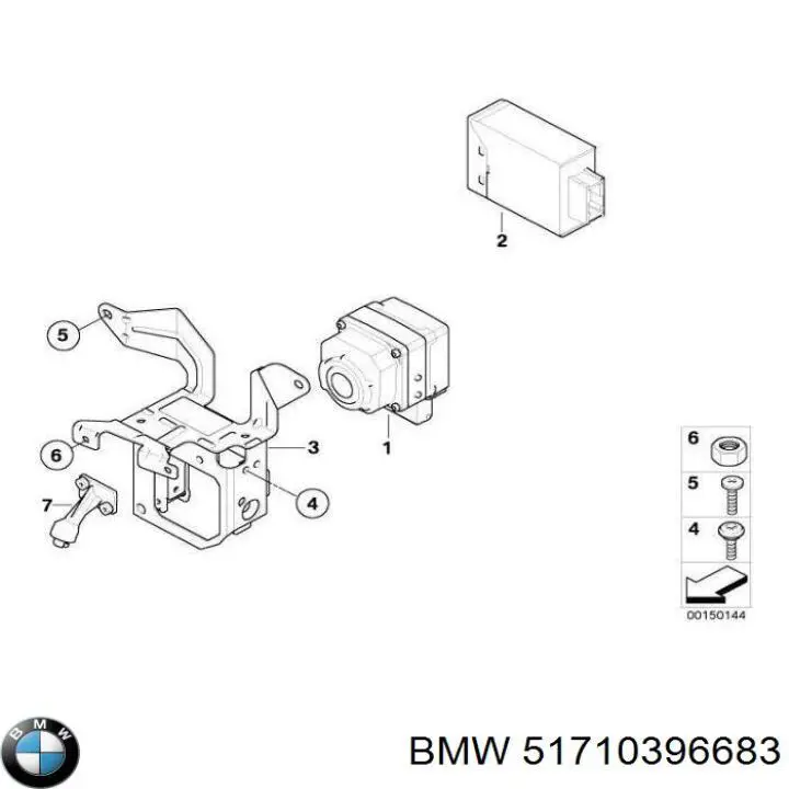  BMW 51710396683 ціна, від 1139.92 USD