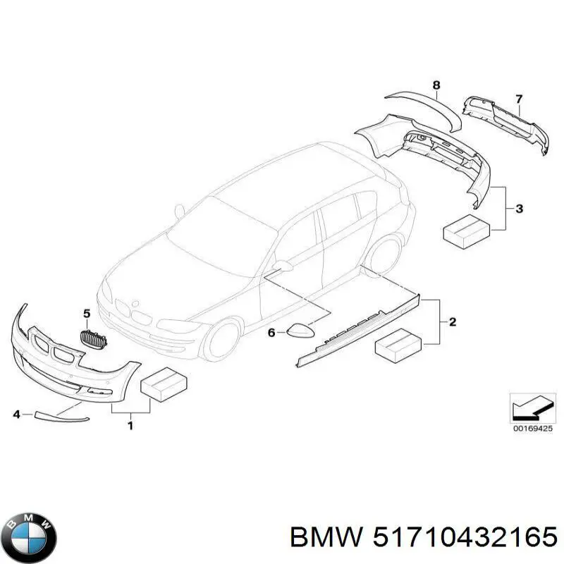  BMW 51710432165 ціна, від 632.28 USD