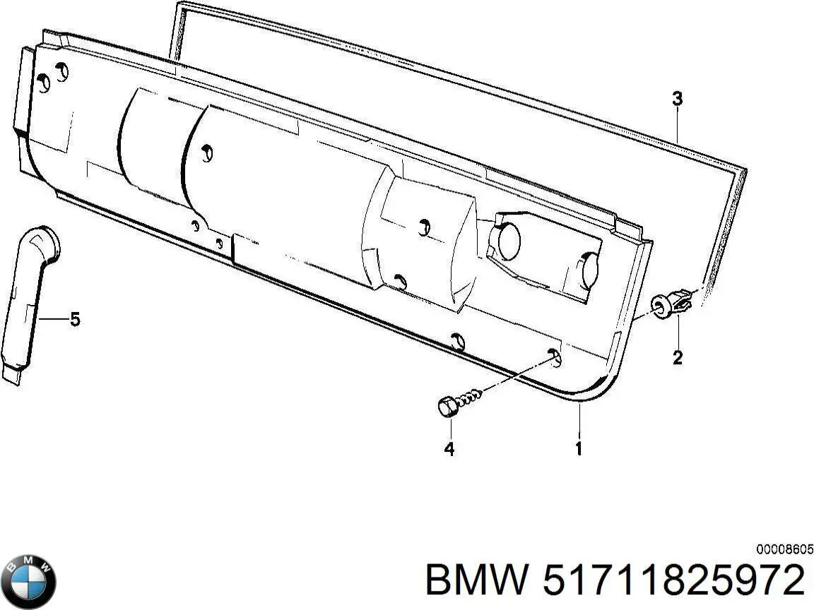 Купити 51711825972 BMW 