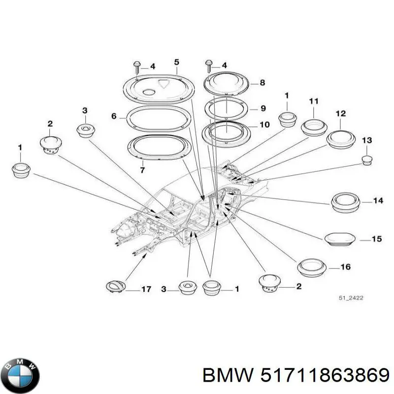 51711863869 BMW 