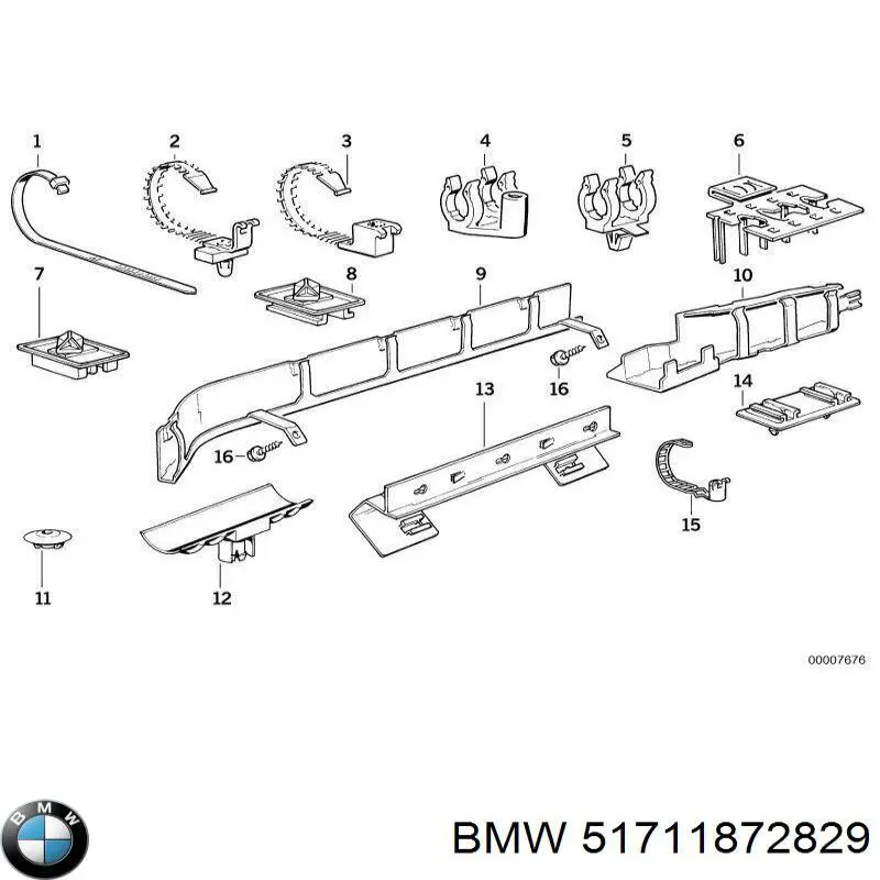 Ремкомплект головного гальмівного циліндру BMW 51711872829 ціна, від 3.71 USD