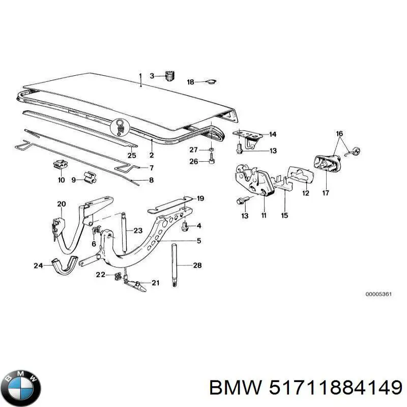 Купити 51711884149 BMW 