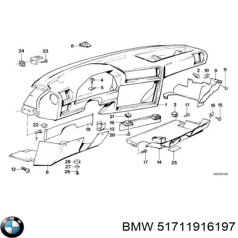 Купити 51711916197 BMW 