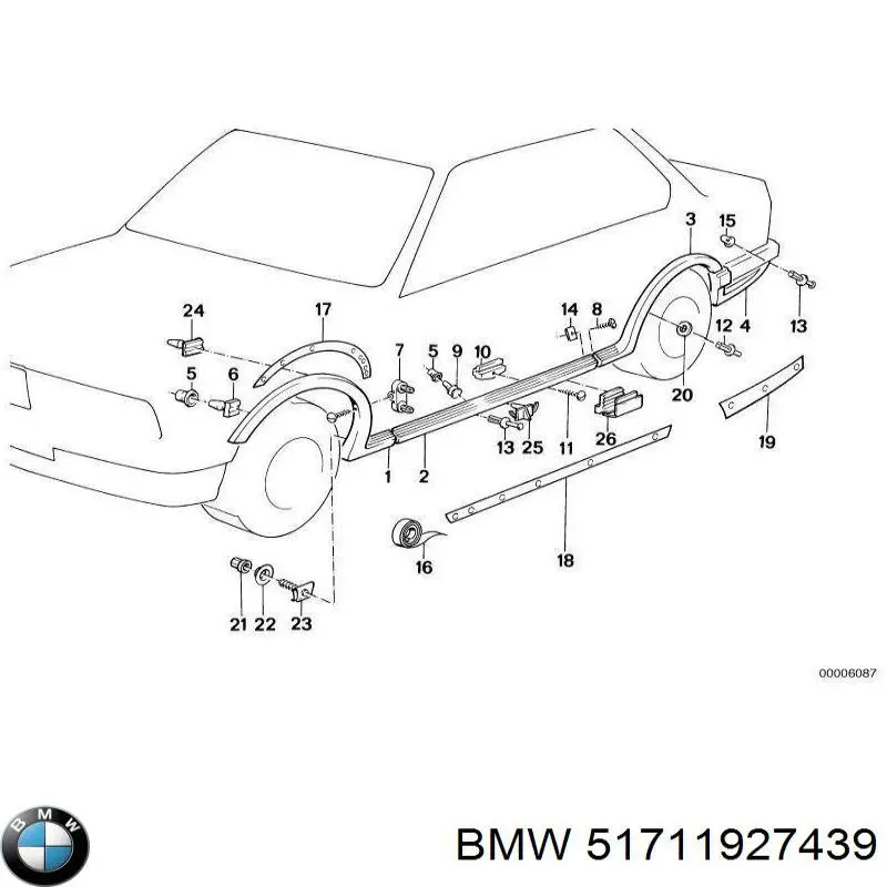  BMW 51711927439 ціна, від 0.28 USD