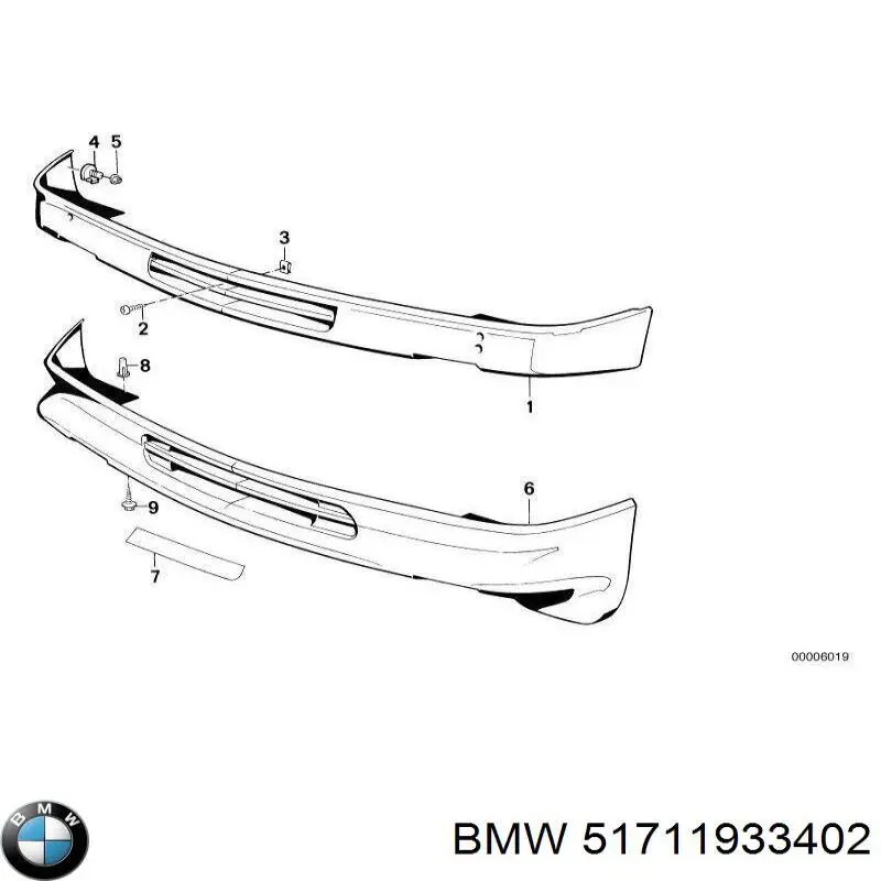 Купити 51711933402 BMW 
