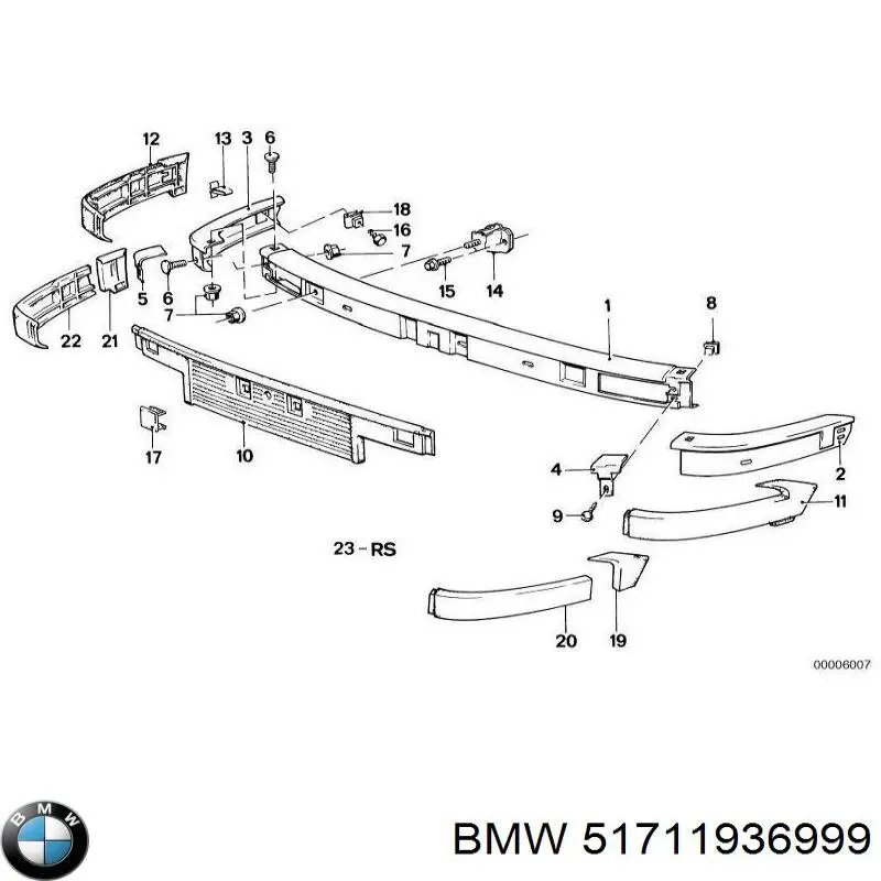 Купити 51711936999 BMW 