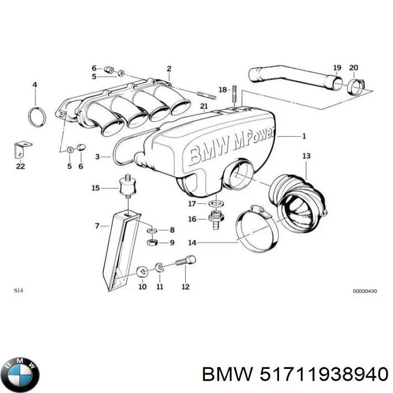 Пістон (кліп) кріплення підкрилки переднього крила BMW 51711938940 ціна, від 3.97 USD