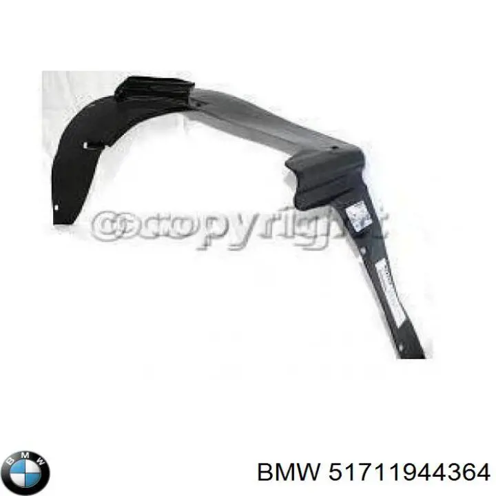 Підкрилок передній правий на BMW 5 (E34)