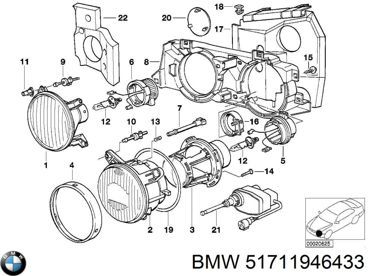 51711946433 BMW 