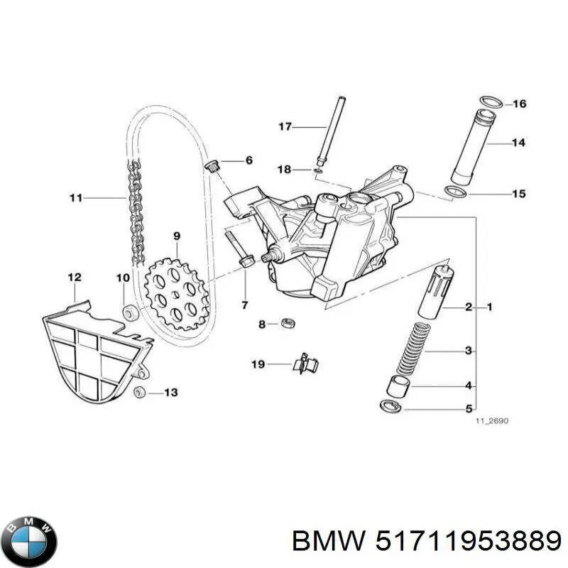  51711953889 BMW
