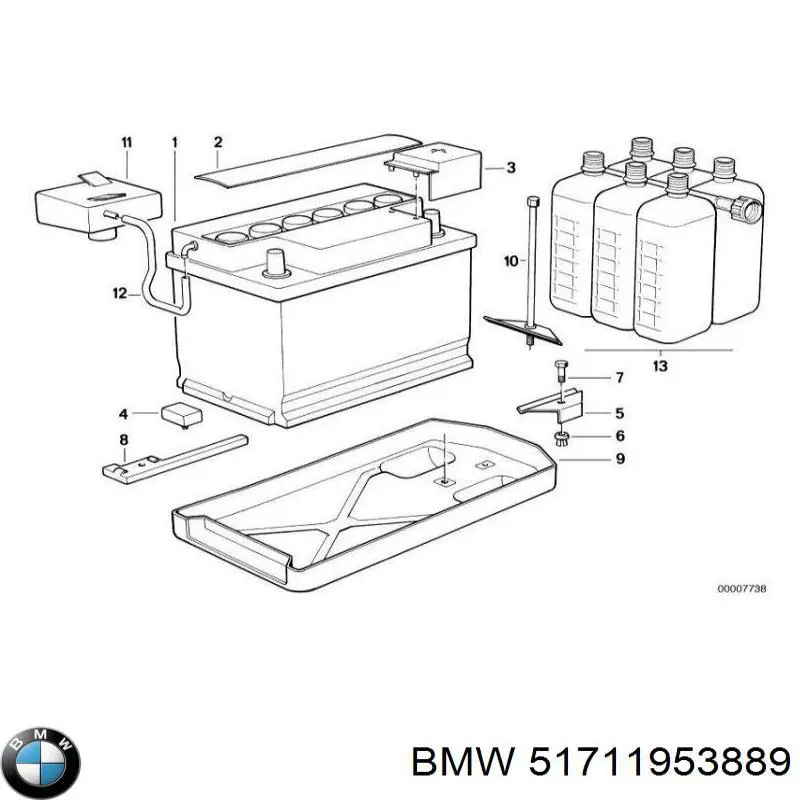 51711953889 BMW 