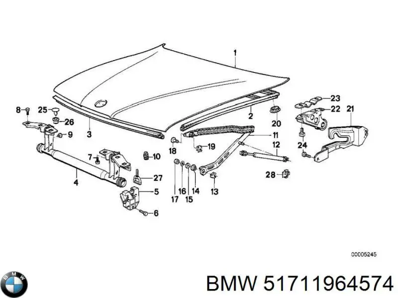  BMW 51711964574 ціна, від 20.68 USD